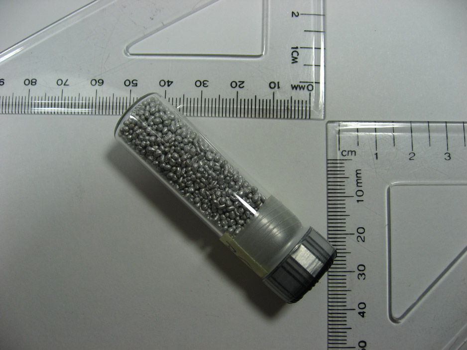 This is a dimensional ruler image of aluminum, from a labratory in Canada, which can be found on the MIROFOSS database.